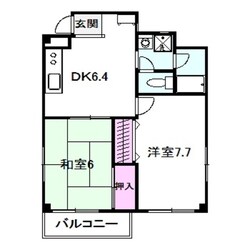 土居マンションの物件間取画像